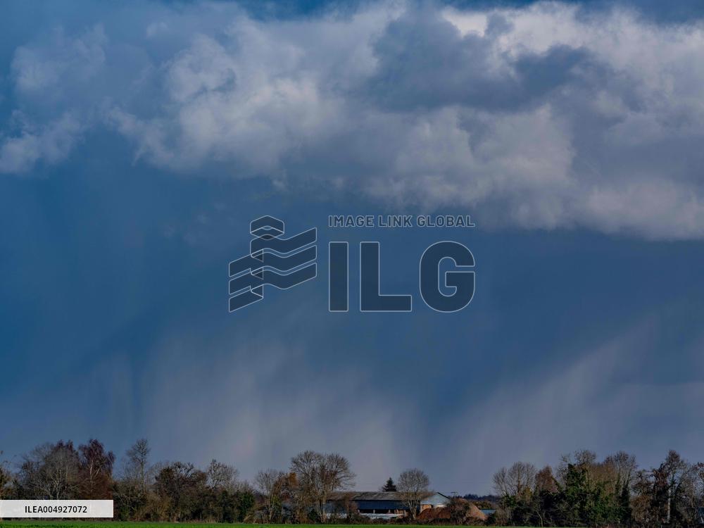 Illustration - Sleet Weather In Normandy - France