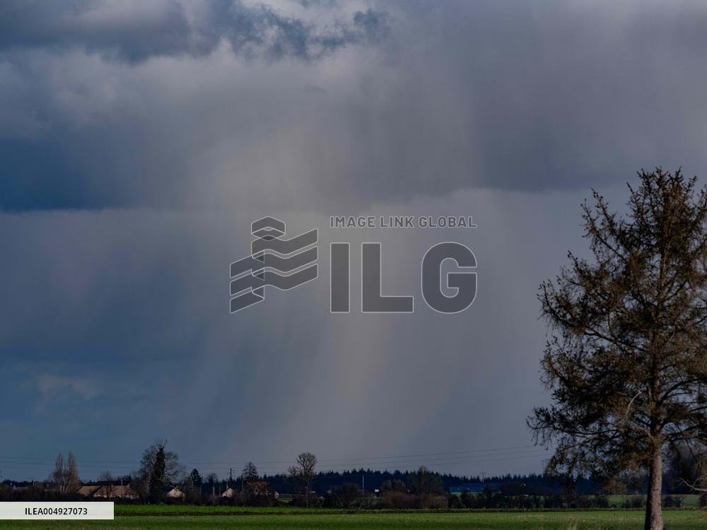 Illustration - Sleet Weather In Normandy - France