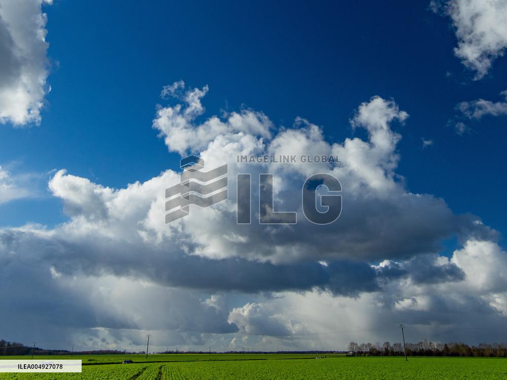 Illustration - Sleet Weather In Normandy - France