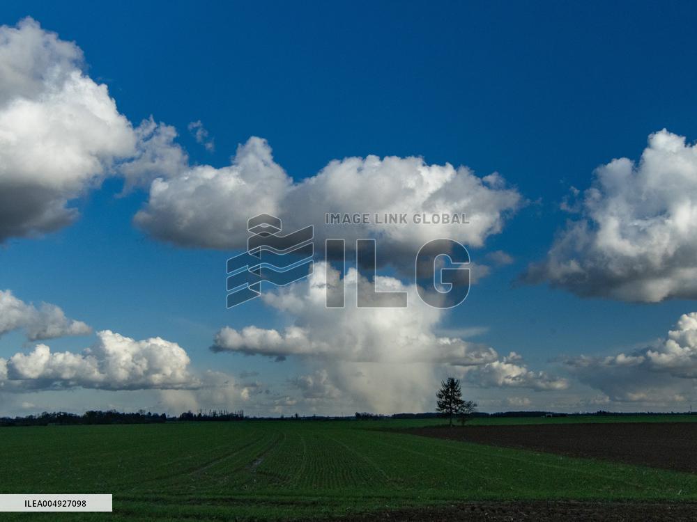 Illustration - Sleet Weather In Normandy - France