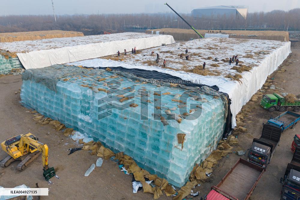 Ice Storage Site for The Harbin Ice-Snow World - China
