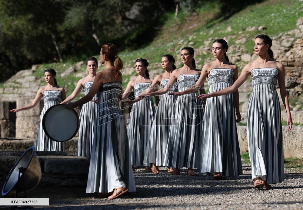 Olympic Flame Lighting Ceremony for the Milan-Cortina 2026 - Greece