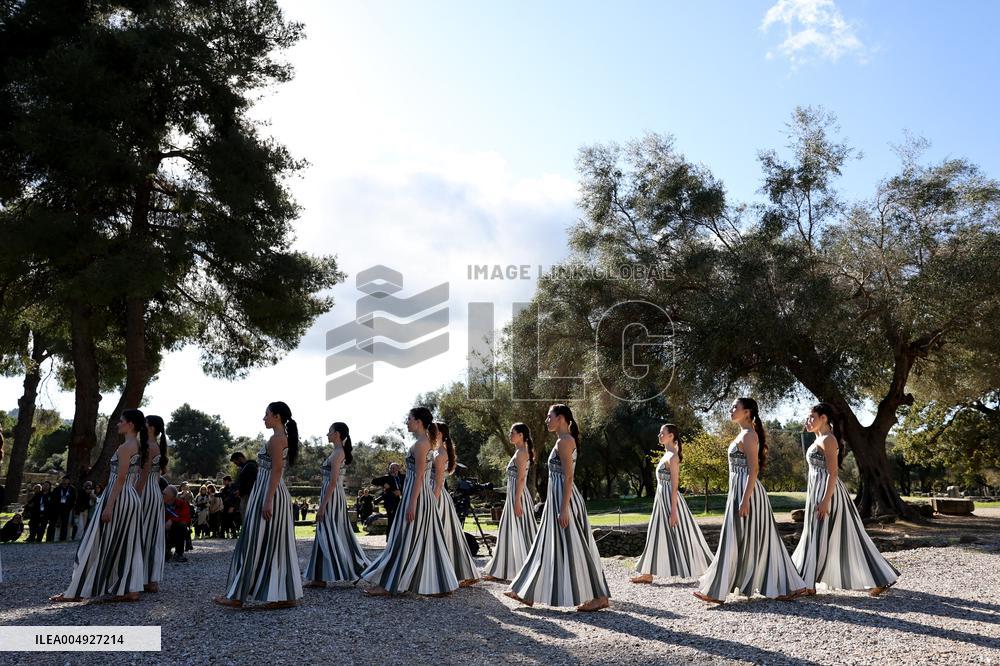 Olympic Flame Lighting Ceremony for the Milan-Cortina 2026 - Greece