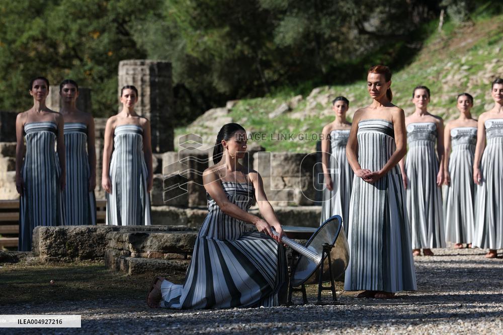 Olympic Flame Lighting Ceremony for the Milan-Cortina 2026 - Greece