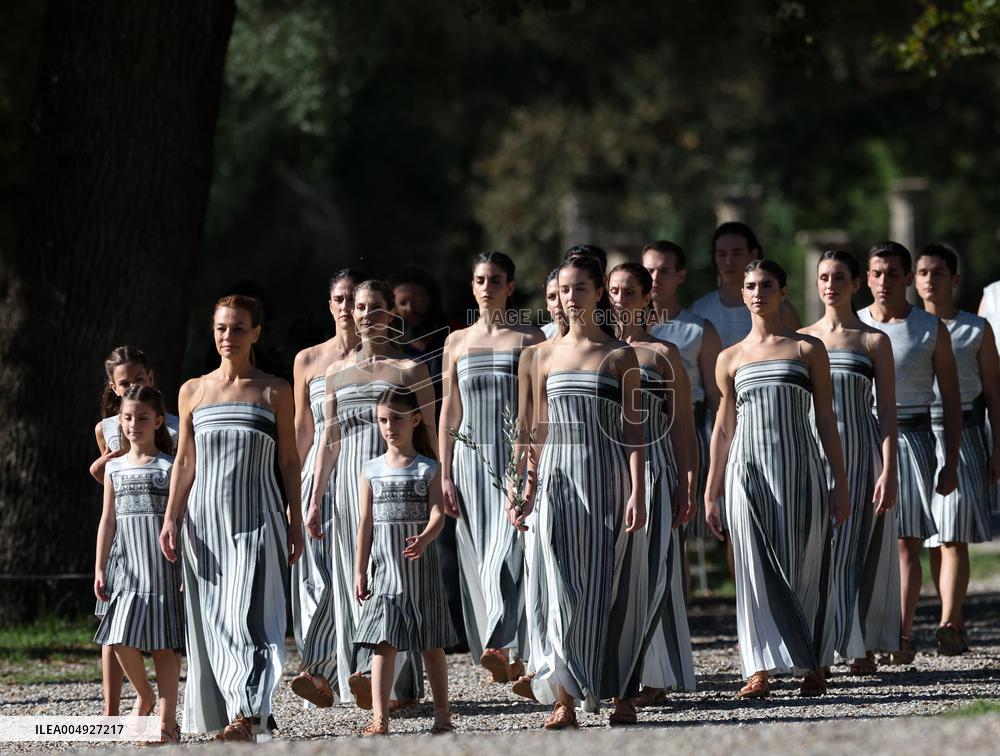 Olympic Flame Lighting Ceremony for the Milan-Cortina 2026 - Greece
