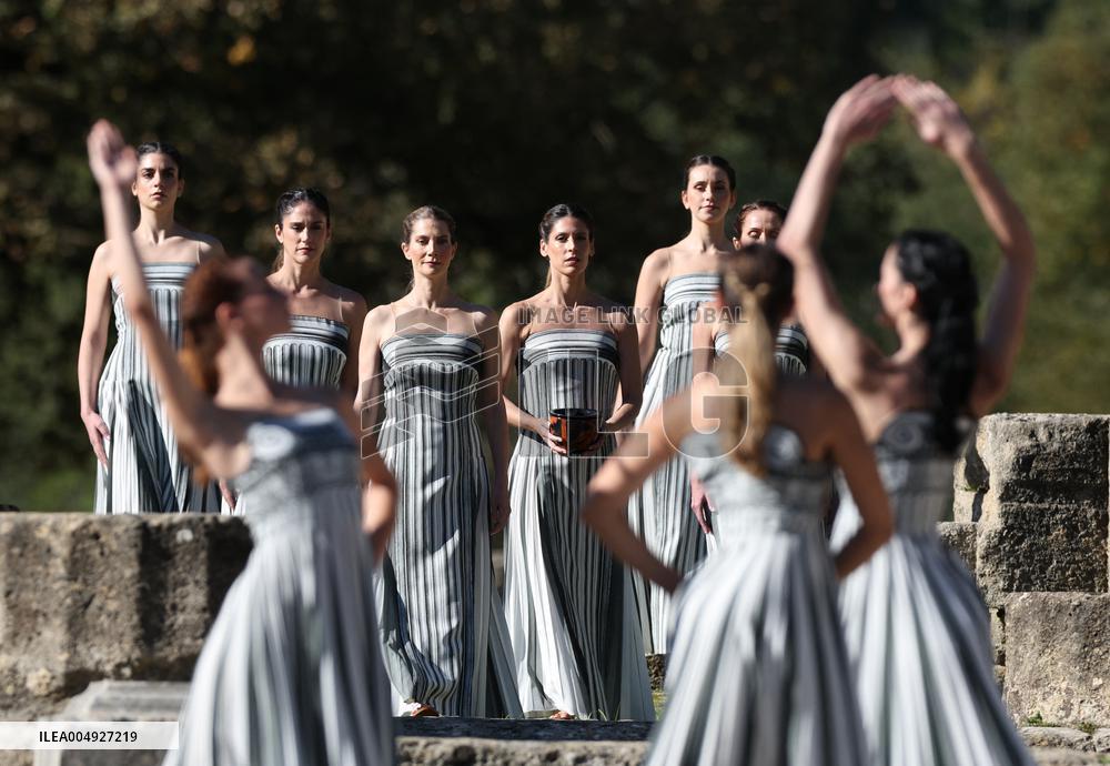 Olympic Flame Lighting Ceremony for the Milan-Cortina 2026 - Greece