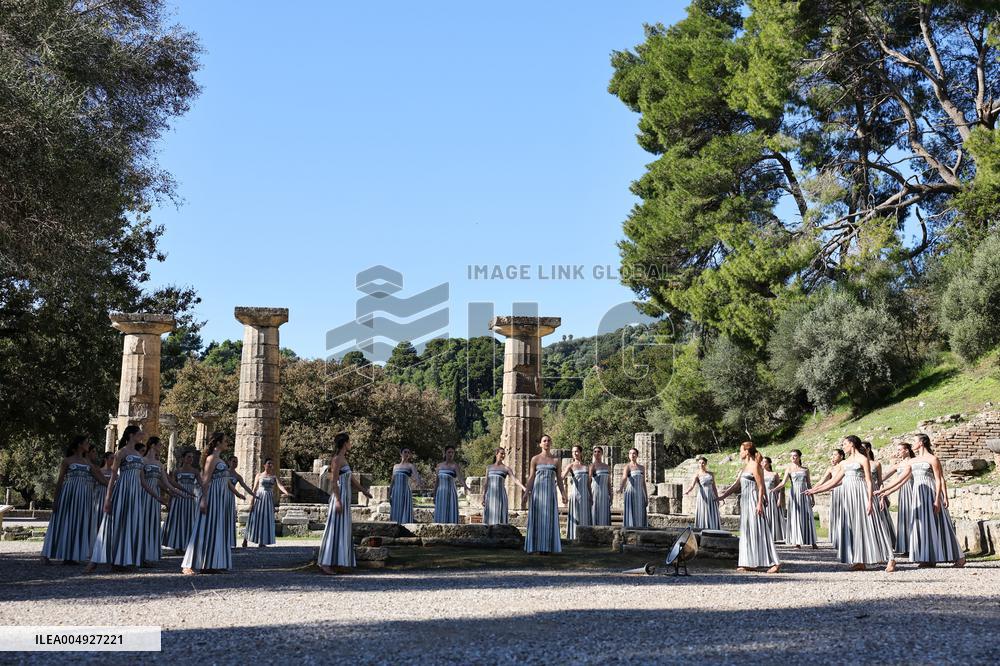 Olympic Flame Lighting Ceremony for the Milan-Cortina 2026 - Greece