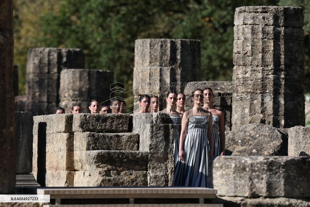 Olympic Flame Lighting Ceremony for the Milan-Cortina 2026 - Greece