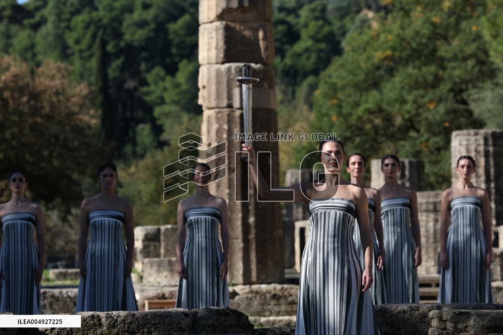 Olympic Flame Lighting Ceremony for the Milan-Cortina 2026 - Greece