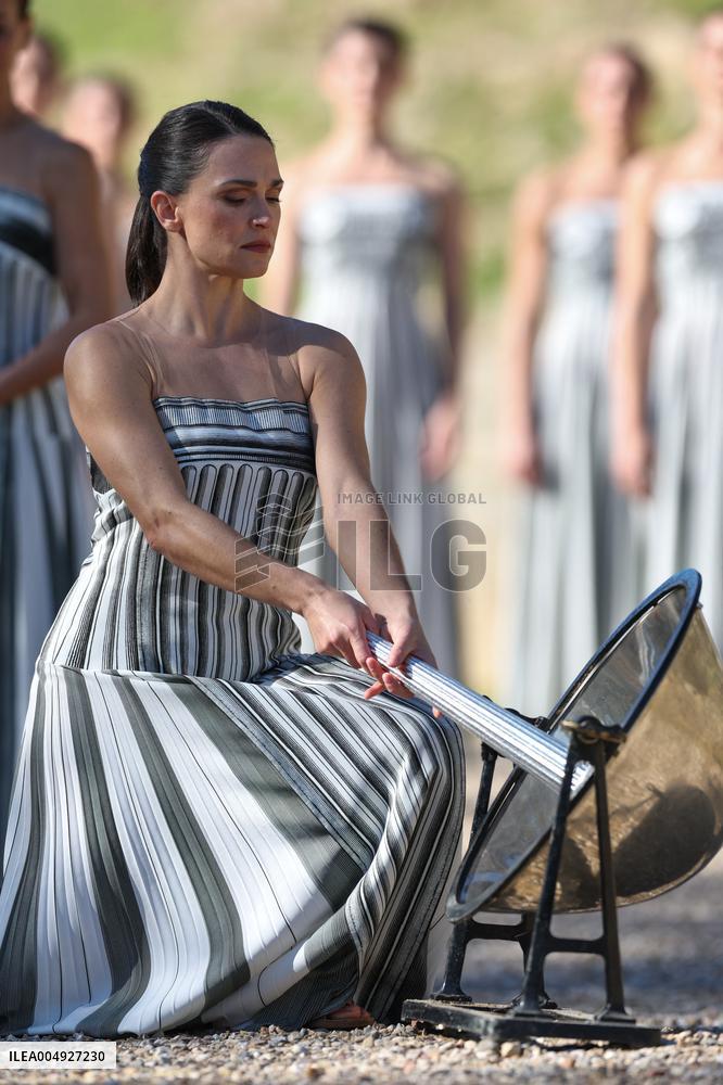 Olympic Flame Lighting Ceremony for the Milan-Cortina 2026 - Greece