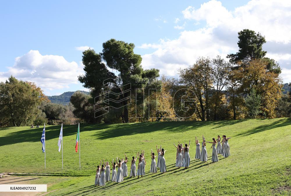 Olympic Flame Lighting Ceremony for the Milan-Cortina 2026 - Greece
