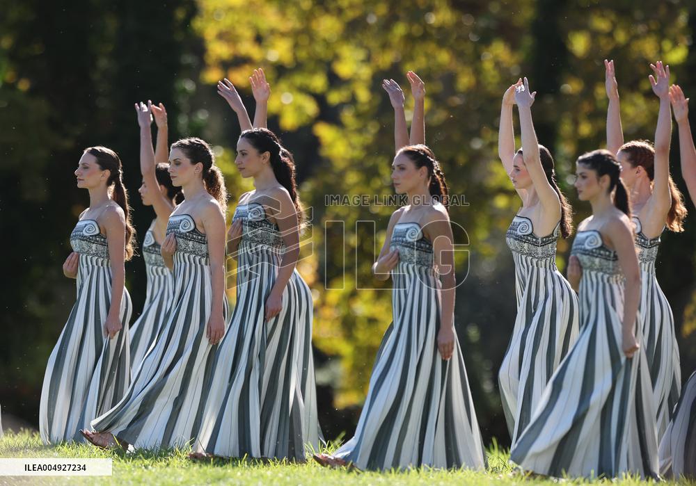 Olympic Flame Lighting Ceremony for the Milan-Cortina 2026 - Greece