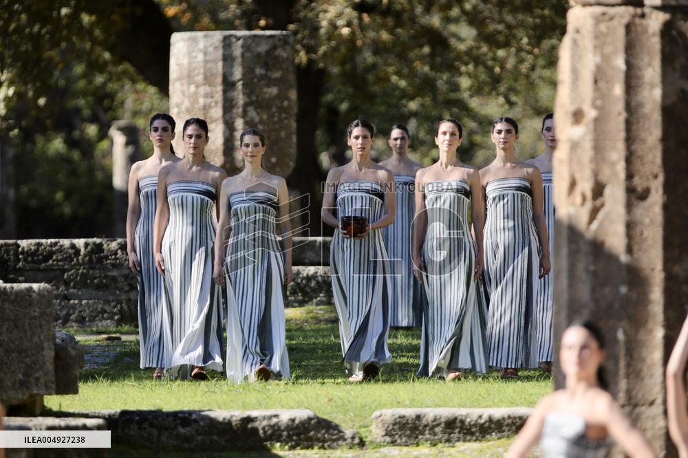 Olympic Flame Lighting Ceremony for the Milan-Cortina 2026 - Greece