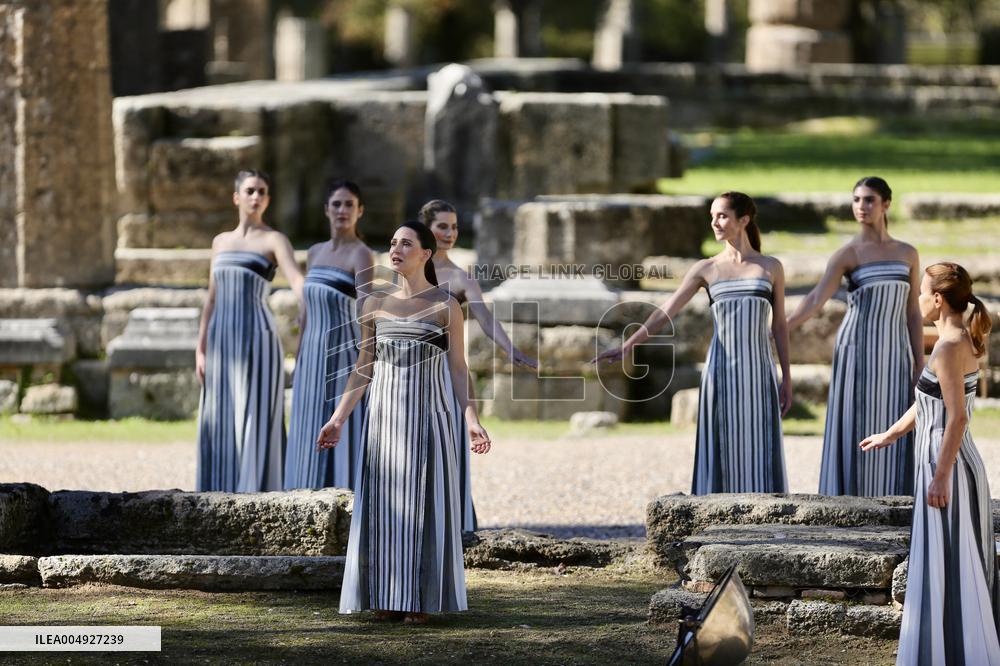 Olympic Flame Lighting Ceremony for the Milan-Cortina 2026 - Greece
