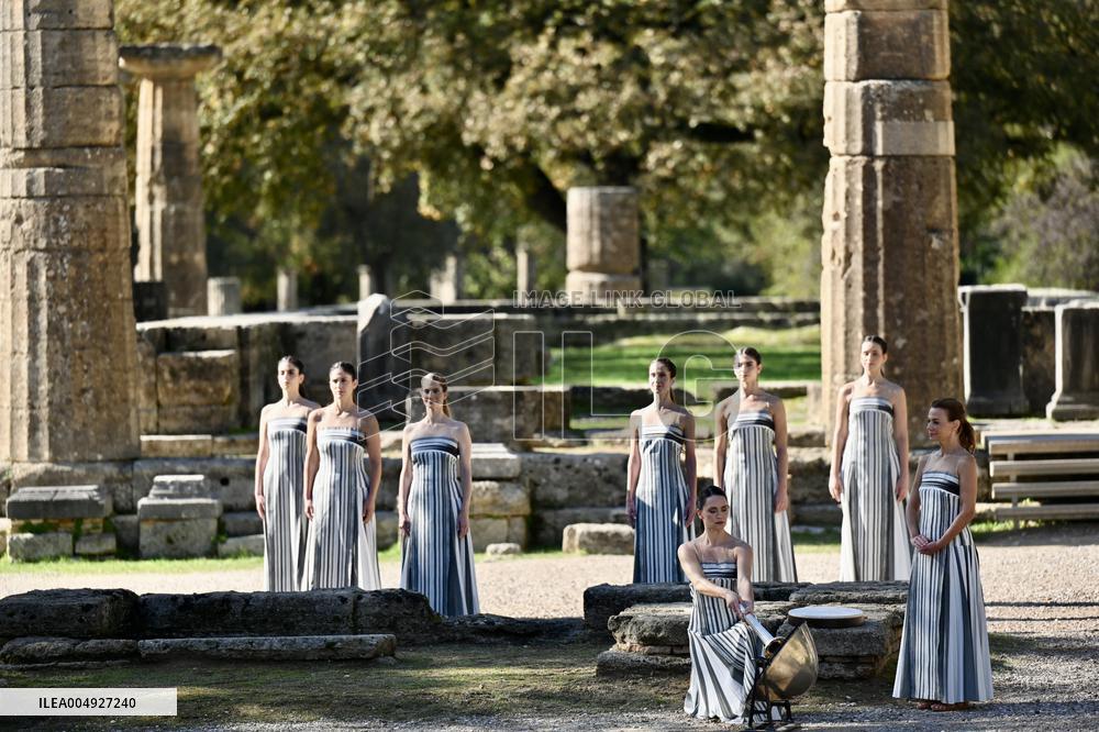 Olympic Flame Lighting Ceremony for the Milan-Cortina 2026 - Greece