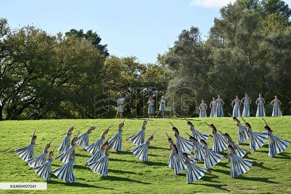 Olympic Flame Lighting Ceremony for the Milan-Cortina 2026 - Greece