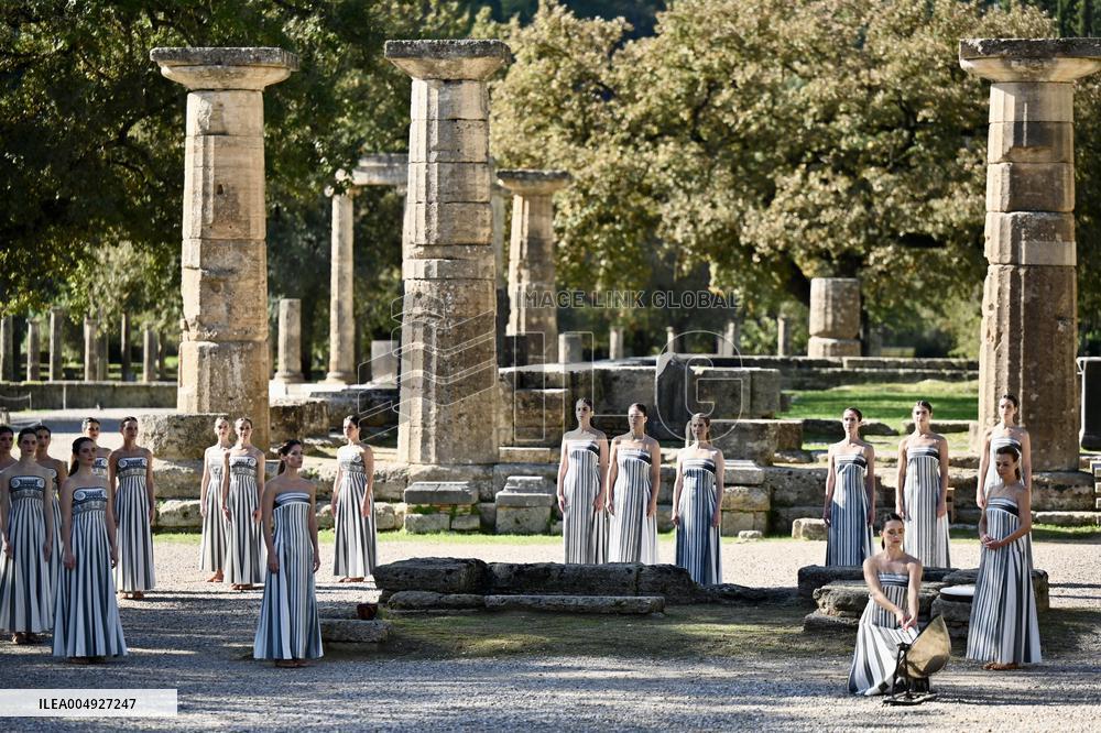 Olympic Flame Lighting Ceremony for the Milan-Cortina 2026 - Greece