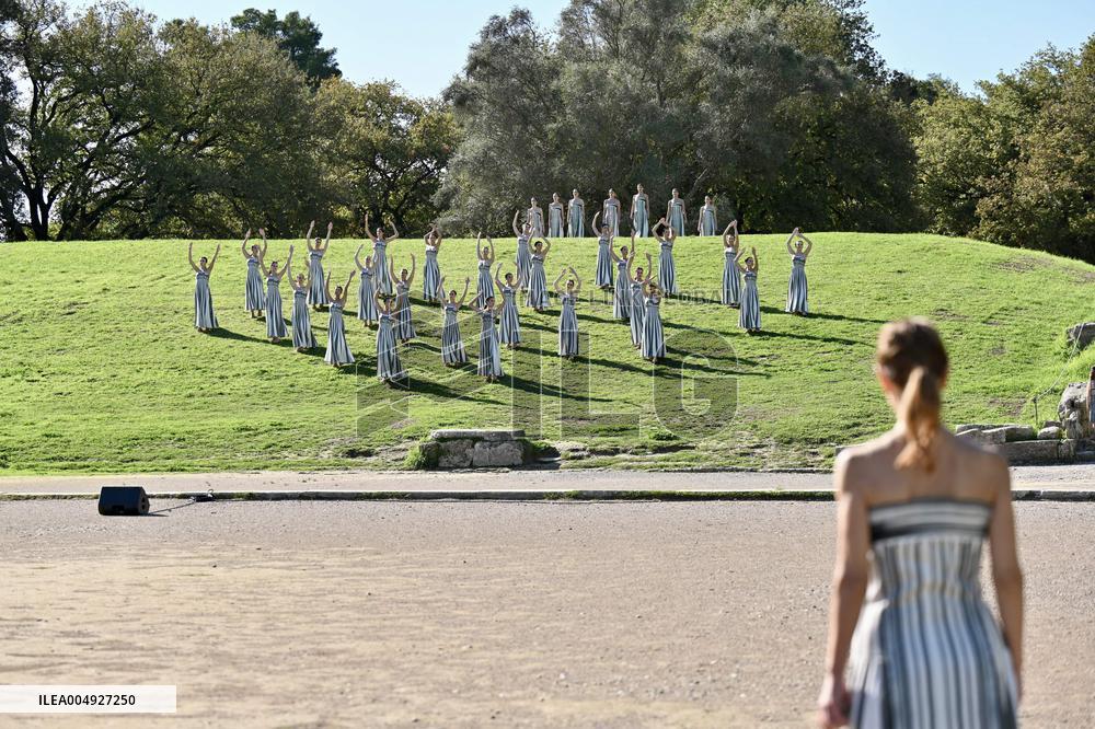 Olympic Flame Lighting Ceremony for the Milan-Cortina 2026 - Greece