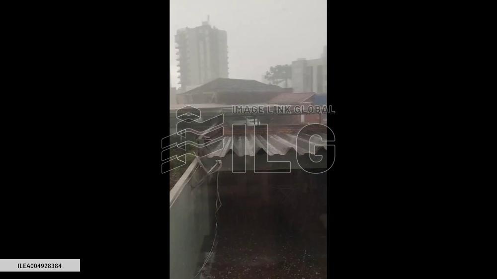 Brazil: Massive Hailstorms Hit Southern Region, Prompting Emergency Situation