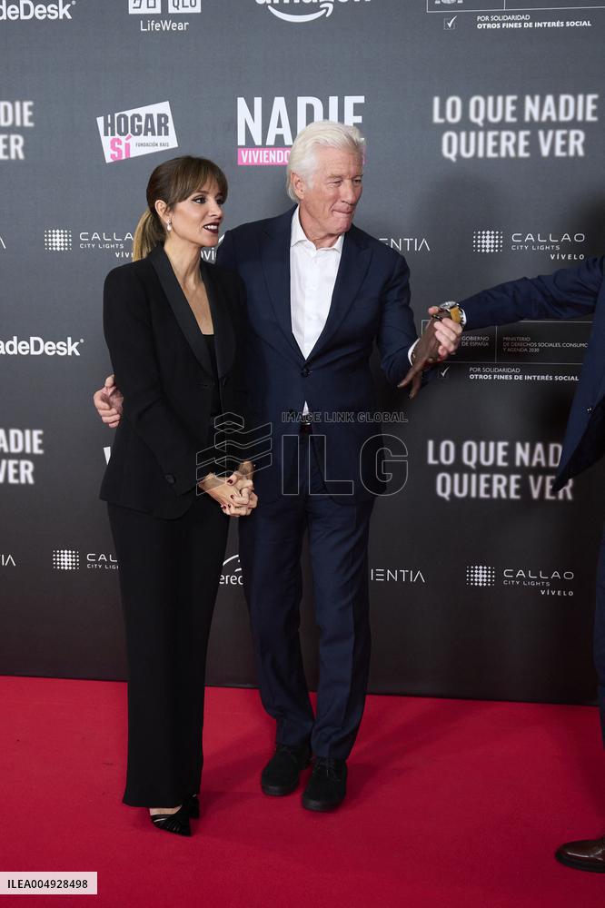 Richard Gere At What Nobody Wants To See Premiere - Madrid