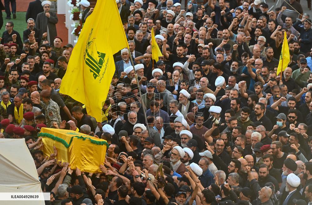 Beirut Hezbollah Chief Funeral