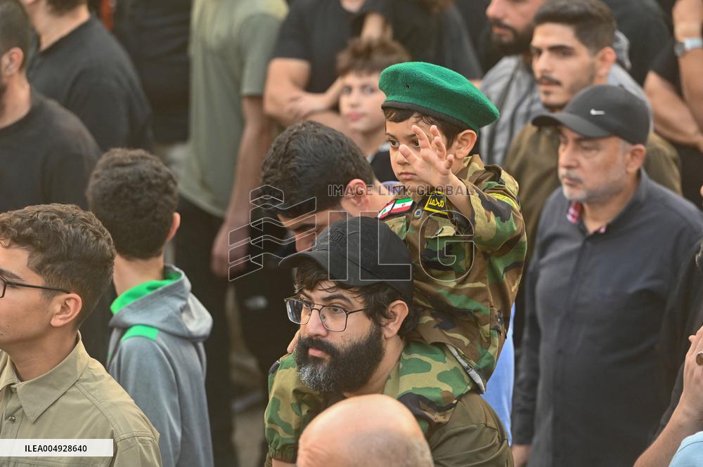 Beirut Hezbollah Chief Funeral
