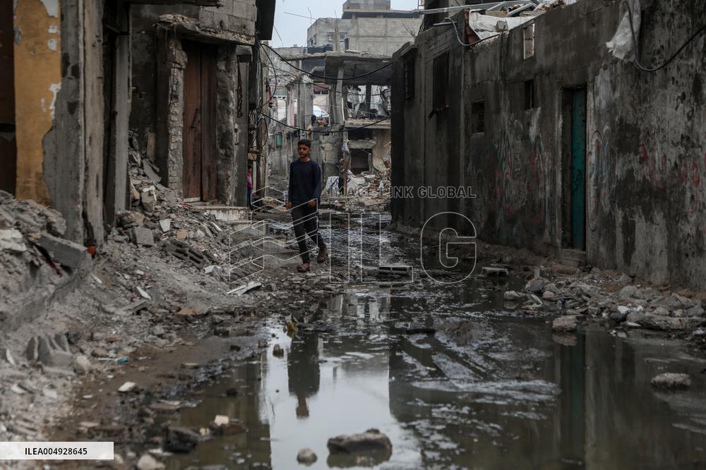 Mideast Gaza City Shati Refugee Camp Daily Life - Gaza City