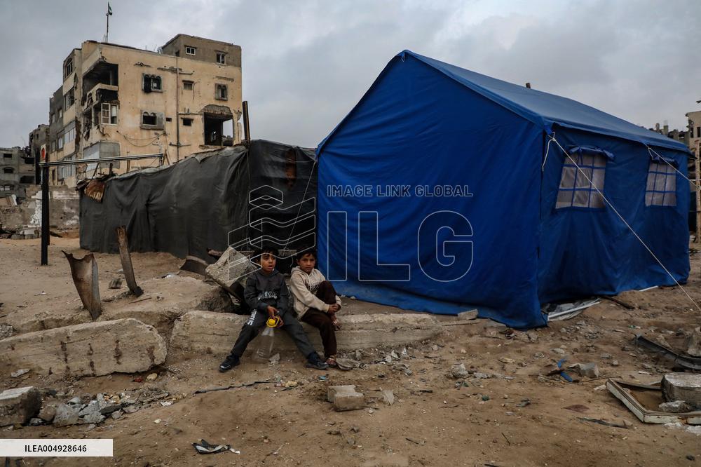 Mideast Gaza City Shati Refugee Camp Daily Life - Gaza City