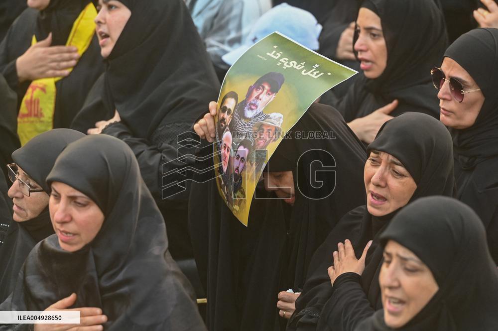Beirut Hezbollah Chief Funeral