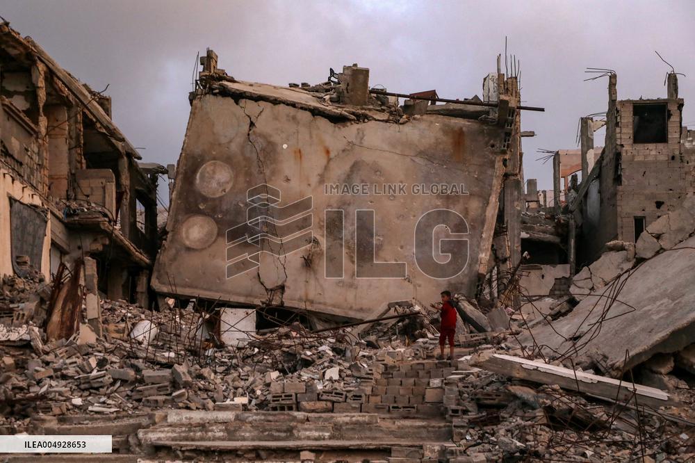 Mideast Gaza City Shati Refugee Camp Daily Life - Gaza City