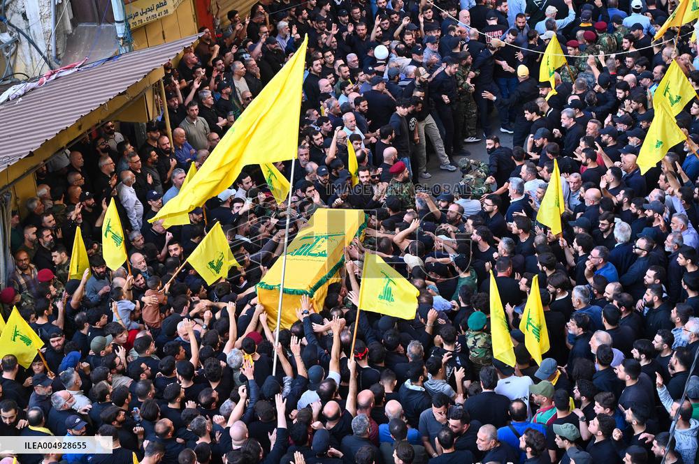 Beirut Hezbollah Chief Funeral