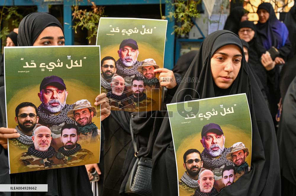 Beirut Hezbollah Chief Funeral