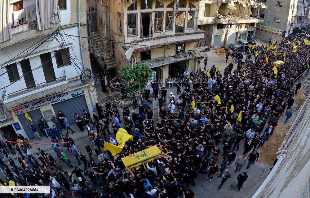 Beirut Hezbollah Chief Funeral