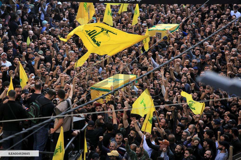 Beirut Hezbollah Chief Funeral
