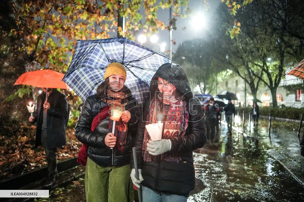 Torchlight Procession Commemorates Lea Garofalo - Milan