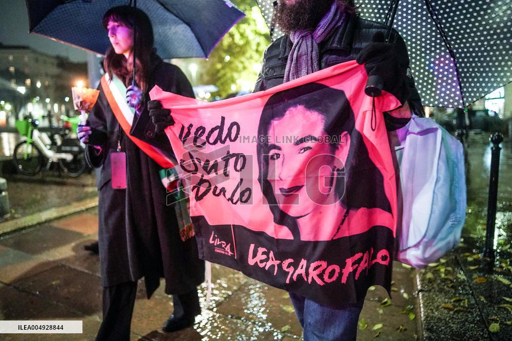 Torchlight Procession Commemorates Lea Garofalo - Milan