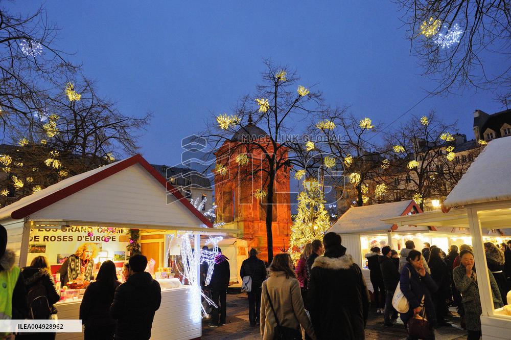 Illustration - Christmas in Paris