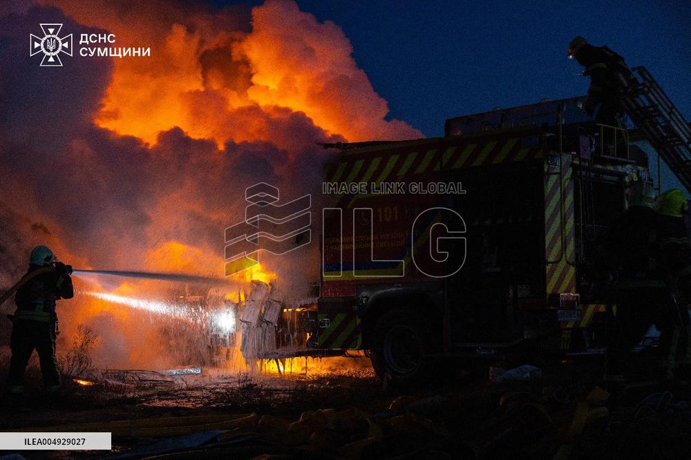 Attack on Rescuers in Sumy - Ukraine