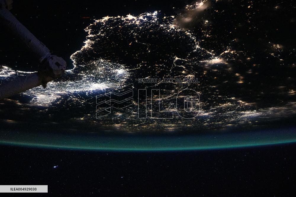 Southern Europe and The Northwestern Mediterranean Coast from The ISS