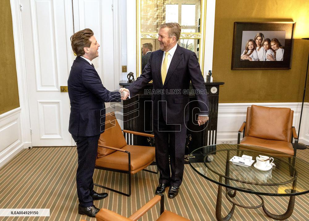 King Willem Alexander Receiving The New Chairman of the House of Representatives - The Hague