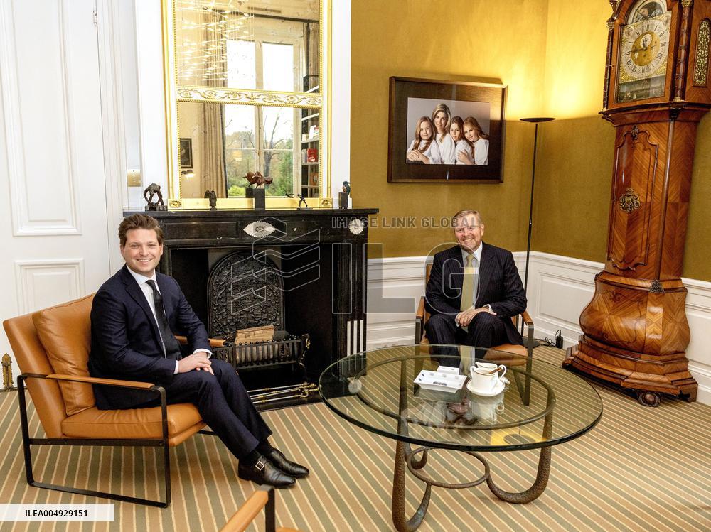 King Willem Alexander Receiving The New Chairman of the House of Representatives - The Hague