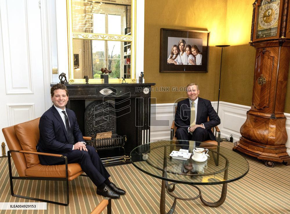 King Willem Alexander Receiving The New Chairman of the House of Representatives - The Hague