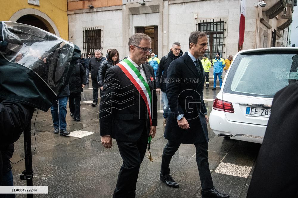 Funeral of Giovanni Trame in Muggia - Italy