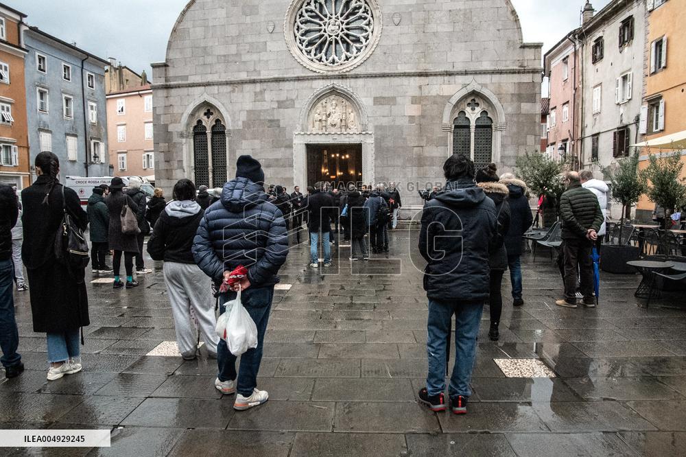Funeral of Giovanni Trame in Muggia - Italy
