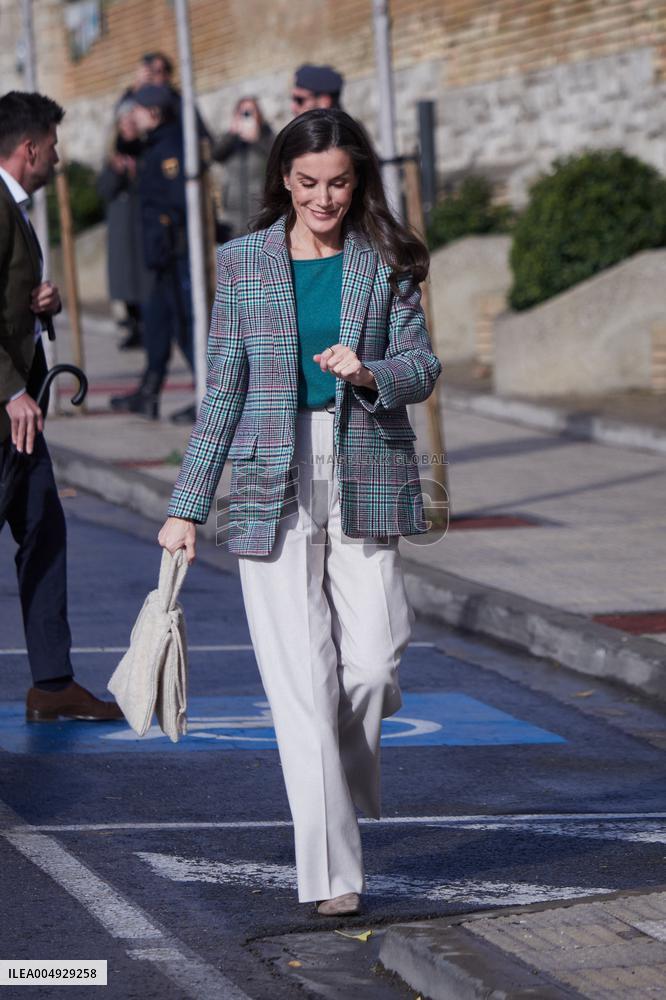 Queen Letizia At Tribute To Alejandro Amenabar - Tudela