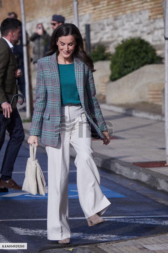 Queen Letizia At Tribute To Alejandro Amenabar - Tudela