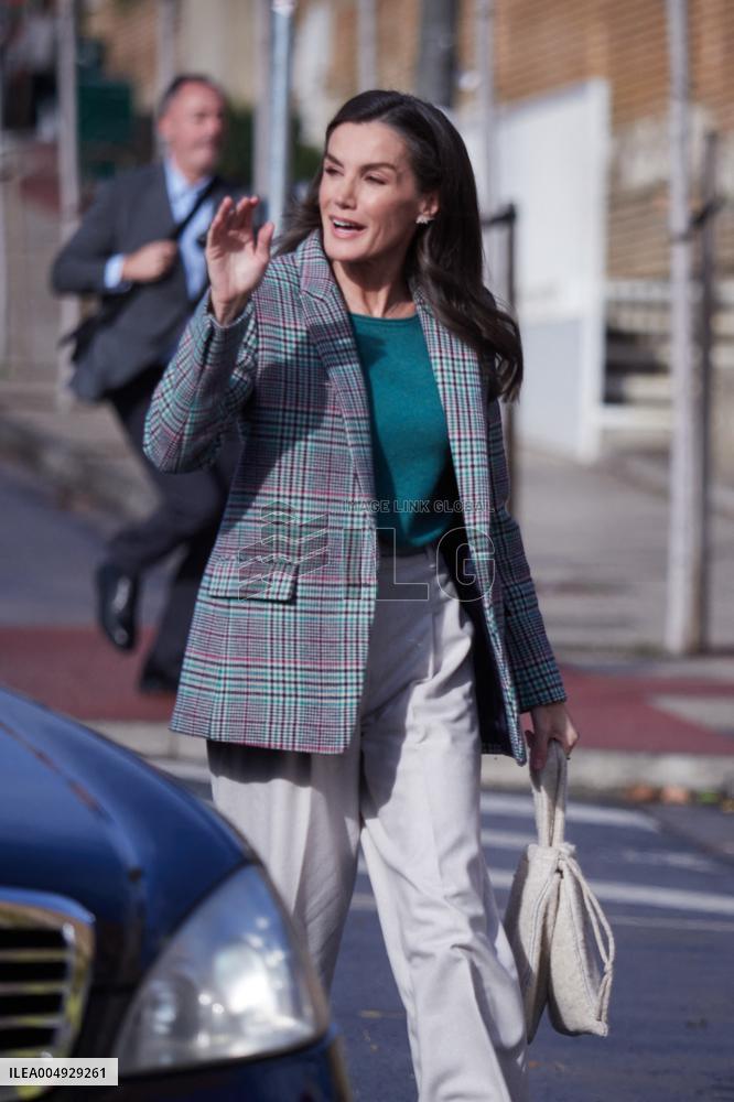 Queen Letizia At Tribute To Alejandro Amenabar - Tudela