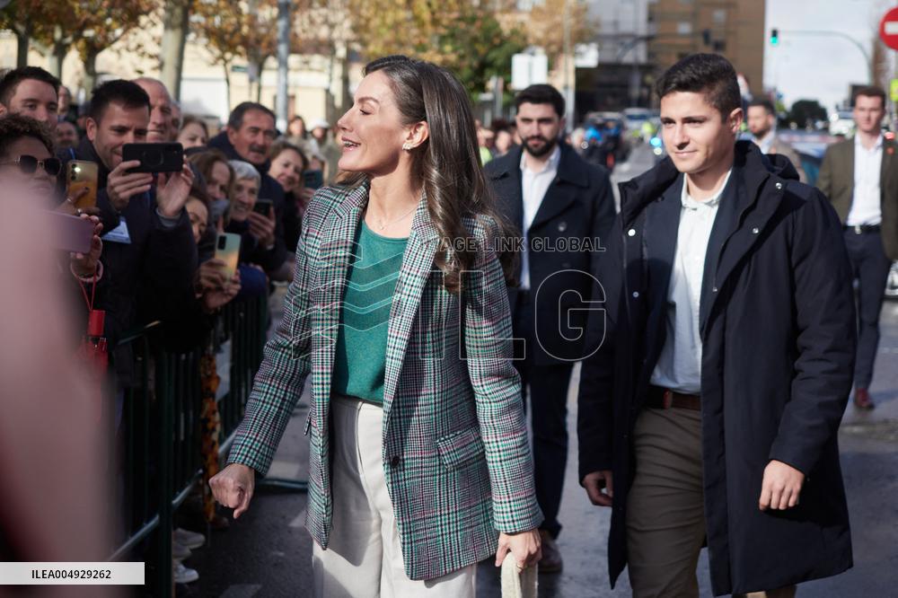Queen Letizia At Tribute To Alejandro Amenabar - Tudela