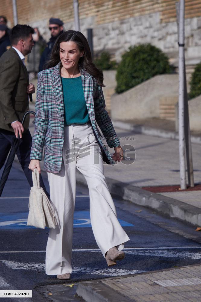 Queen Letizia At Tribute To Alejandro Amenabar - Tudela