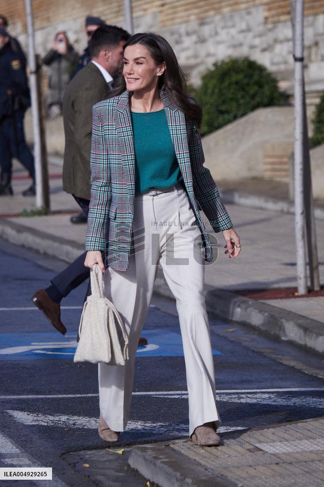 Queen Letizia At Tribute To Alejandro Amenabar - Tudela